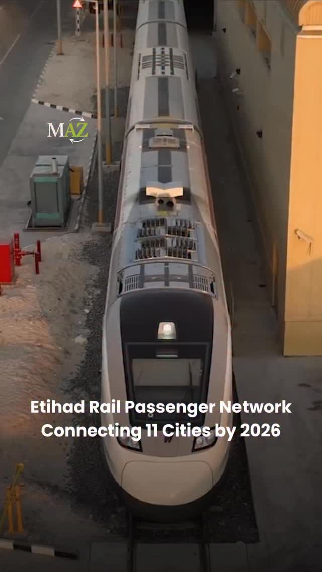 OFFICIAL: The full Etihad Rail passenger map is here! 🇦🇪🚆 Etihad Rail ...