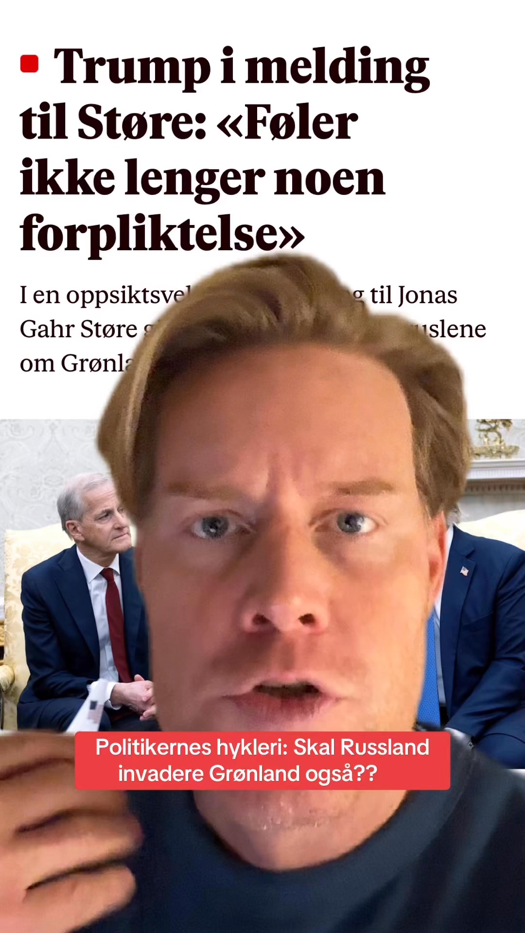 Politikernes hykleri: Skal Russland invadere Grønland også? #reelsviral ...