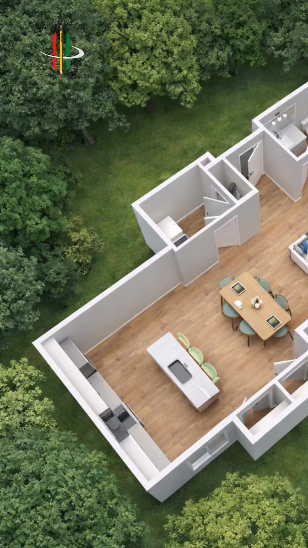 Modern 3D Floor Plan Design | Smart & Stylish Home Layout Explore a ...