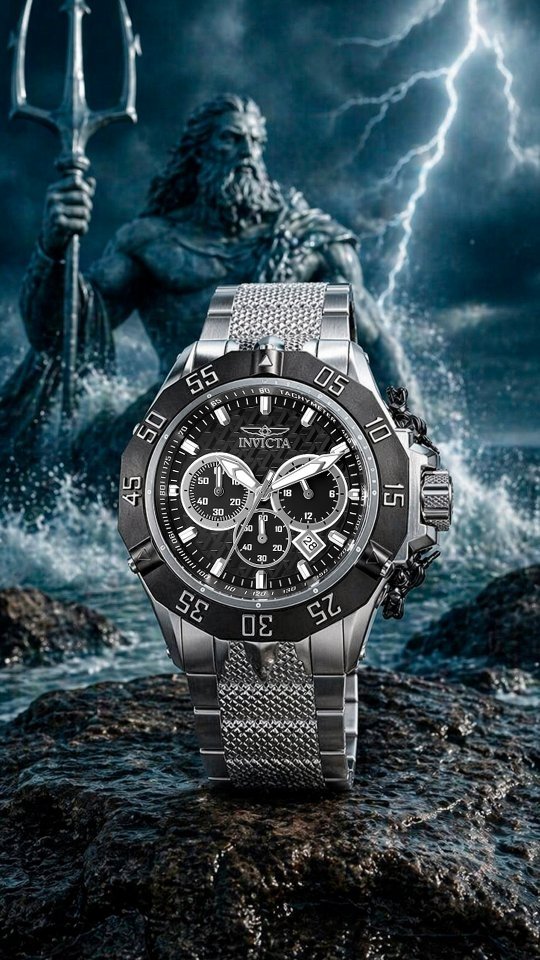 時計 スポーティーデザイン☆圧倒的な迫力 INVICTA Venom 48238
