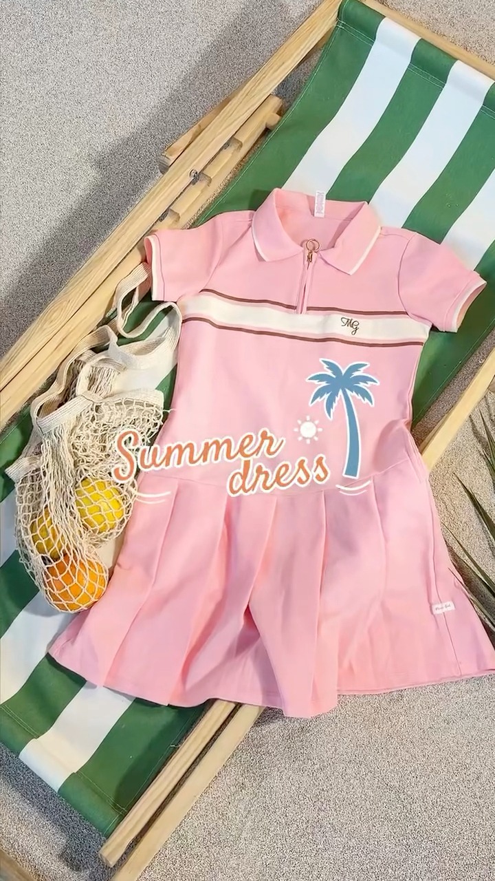 shopee ladies dress Summer twirls and carefree days in this Moose Girl ☀️, Dress with Collar Pale Rosette Combi, CODE: (GSDS 604 8297), Wear the softness of summer, shop your favorite Moose Girl look now online and blackcream