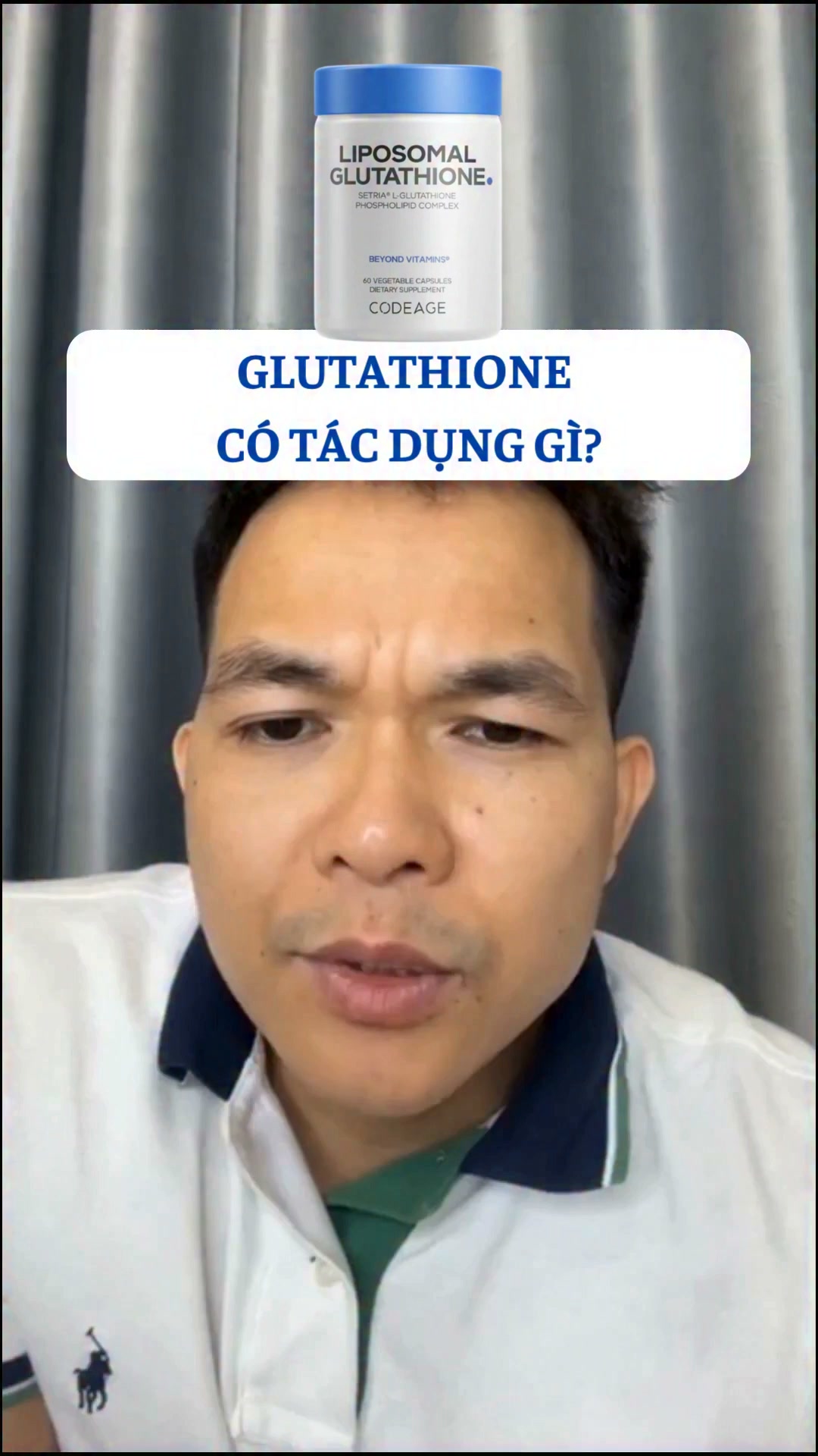 Glutathione có tác dụng gì? #tsdsngocan #songkhoe247 #whcsktt #Glutathione | Tiến sĩ An