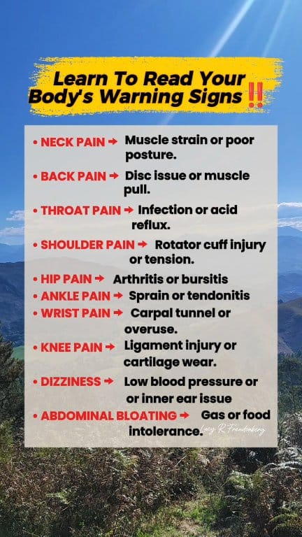Learn to read your body's Warning Signs #reels #fblifestyle #vlogs # ...