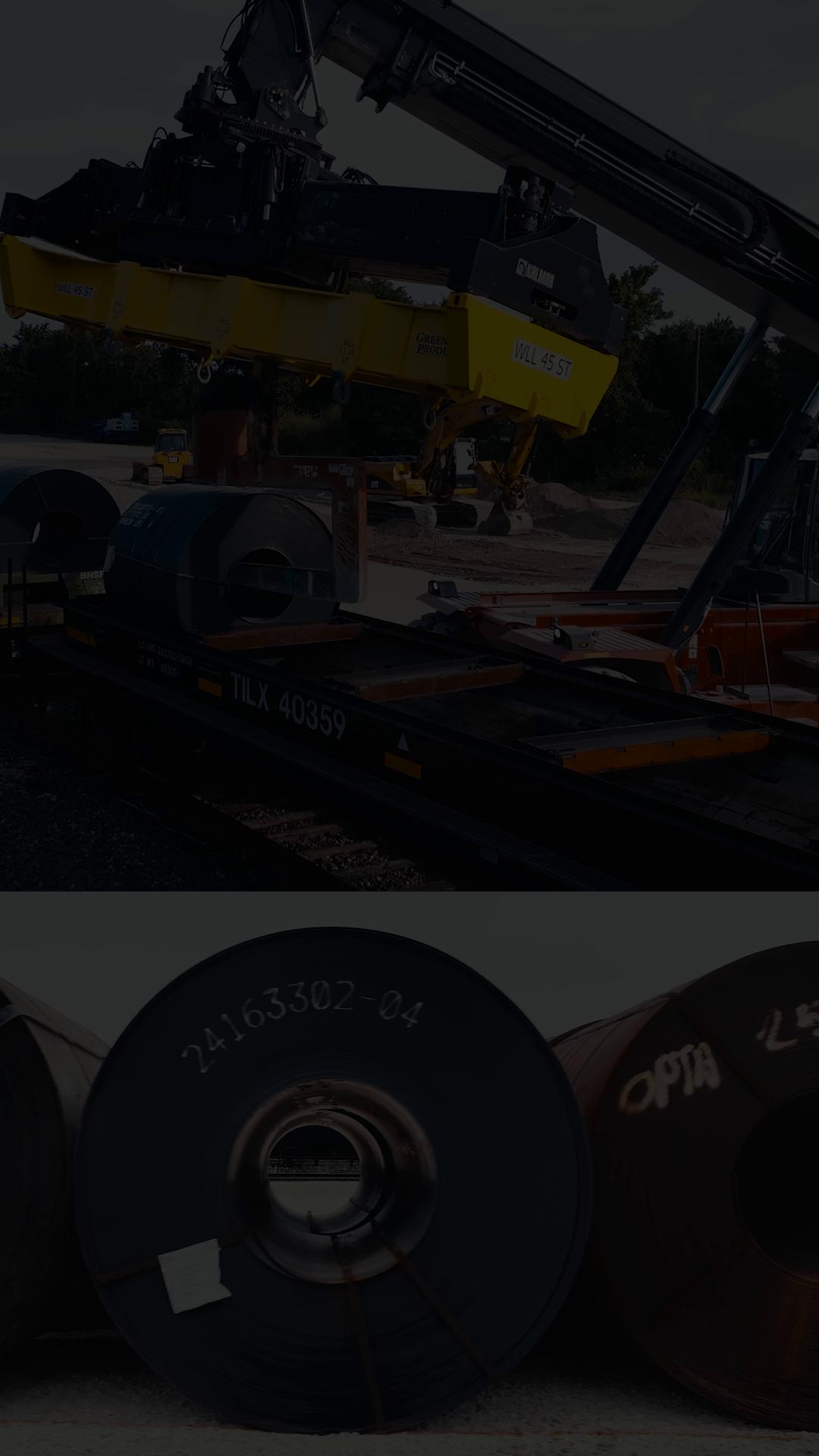 Kalmar USA and TLD Ramp teamed up to shift 100 steel coils in under ...