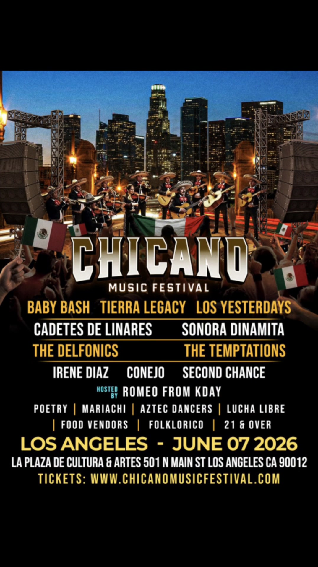 June 7 2026 Los Angeles ca tickets on sale now for the chicano