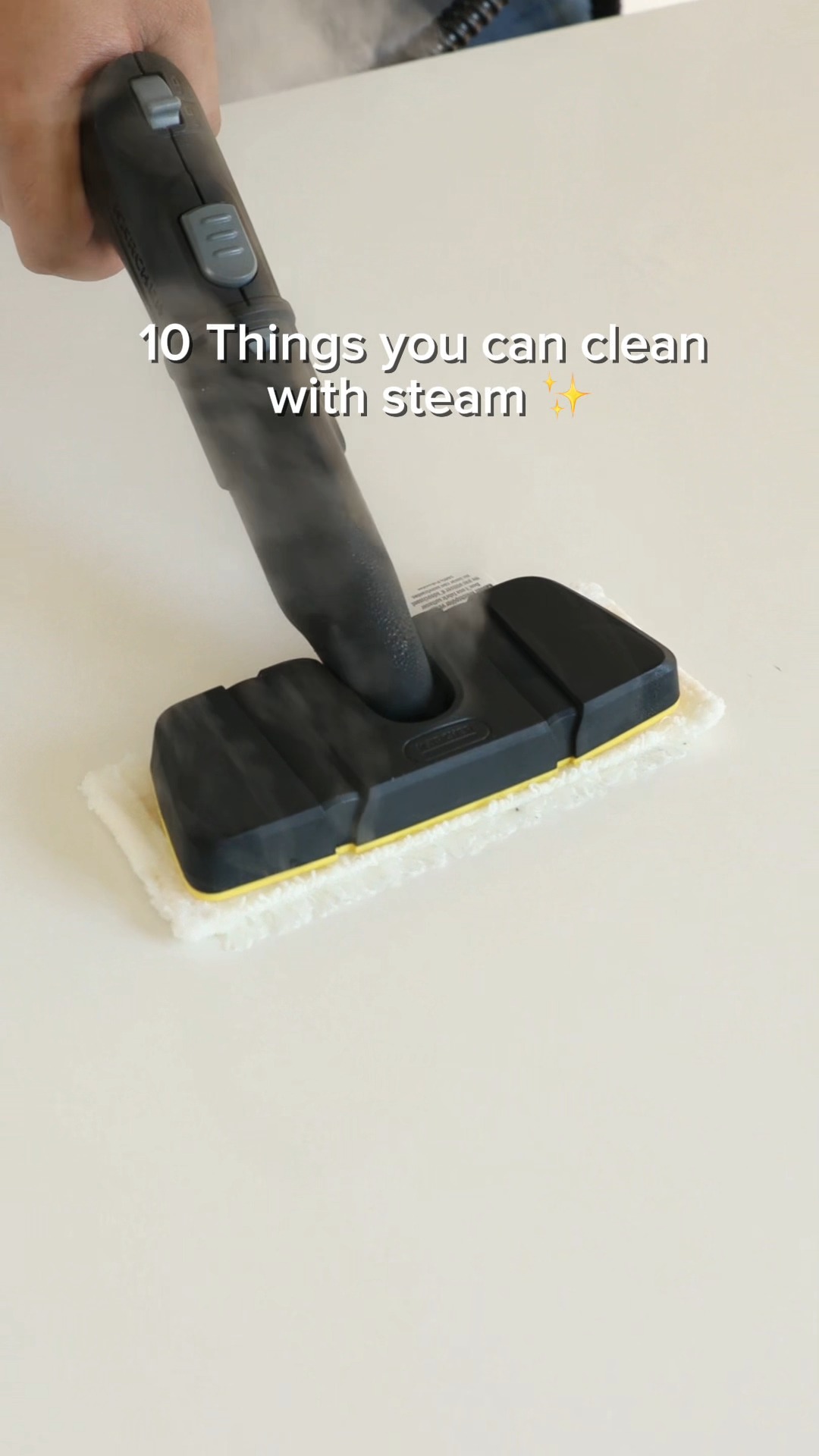 Not sure where to use your steam cleaner? Try these 10 things! #karcher ...
