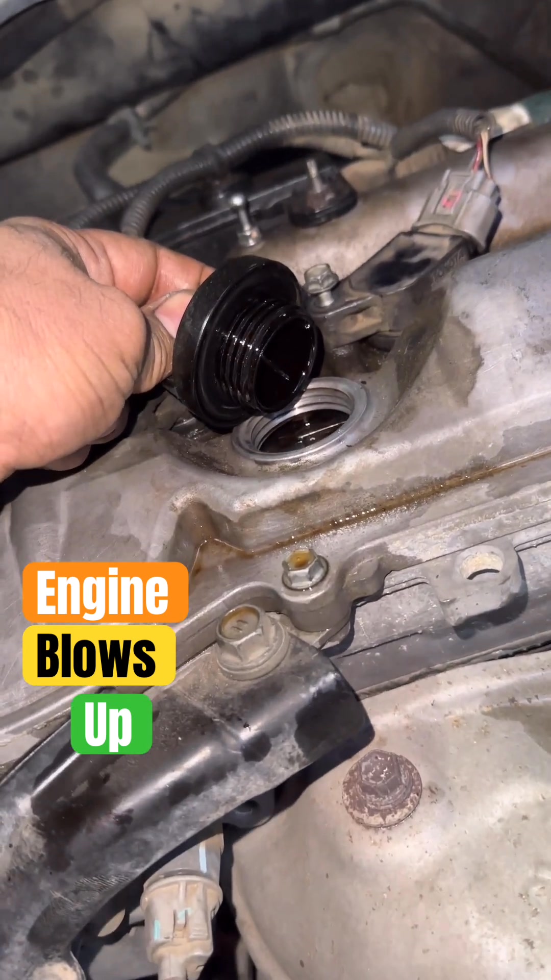 Engine blows up ⬆️ #mechancial #youtubeshorts #automobile #explore # ...