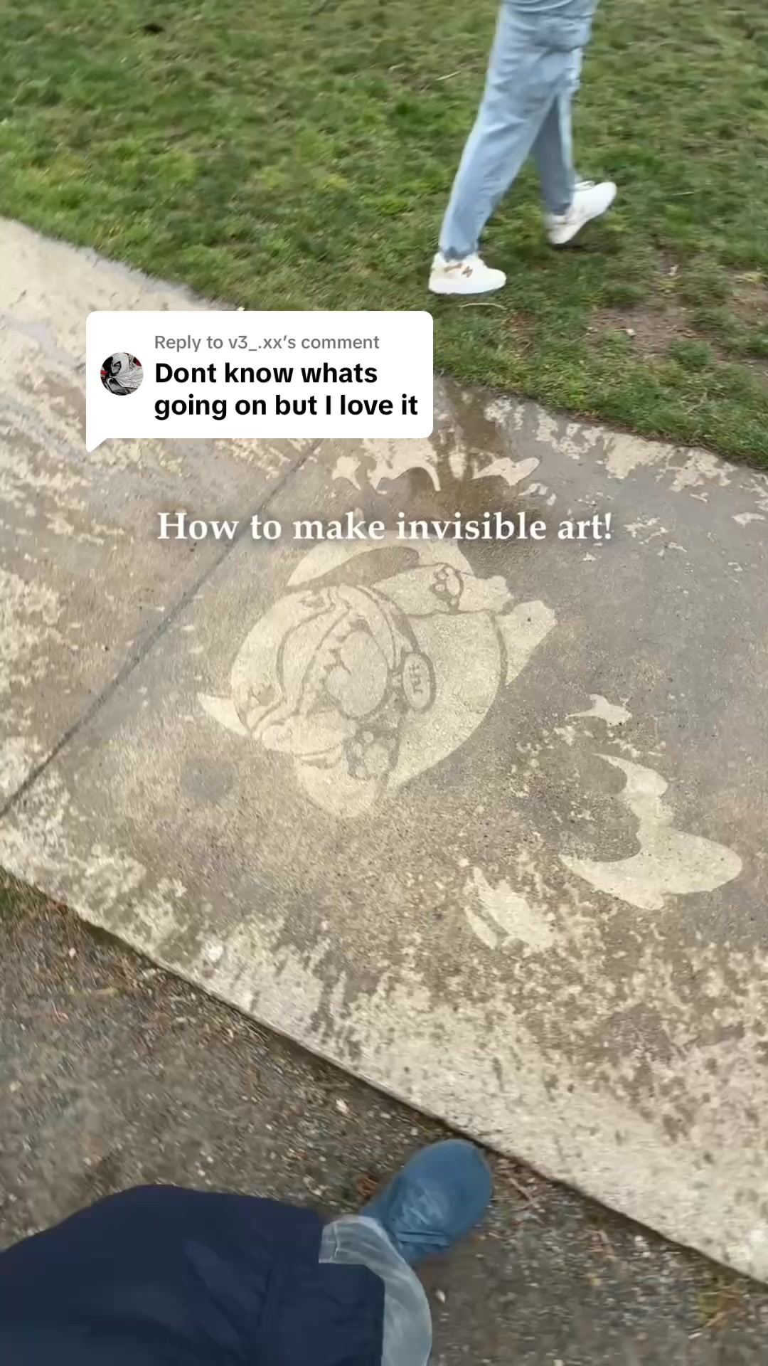 What’s going on is just the magic of invisible spray! | Rainworks ...