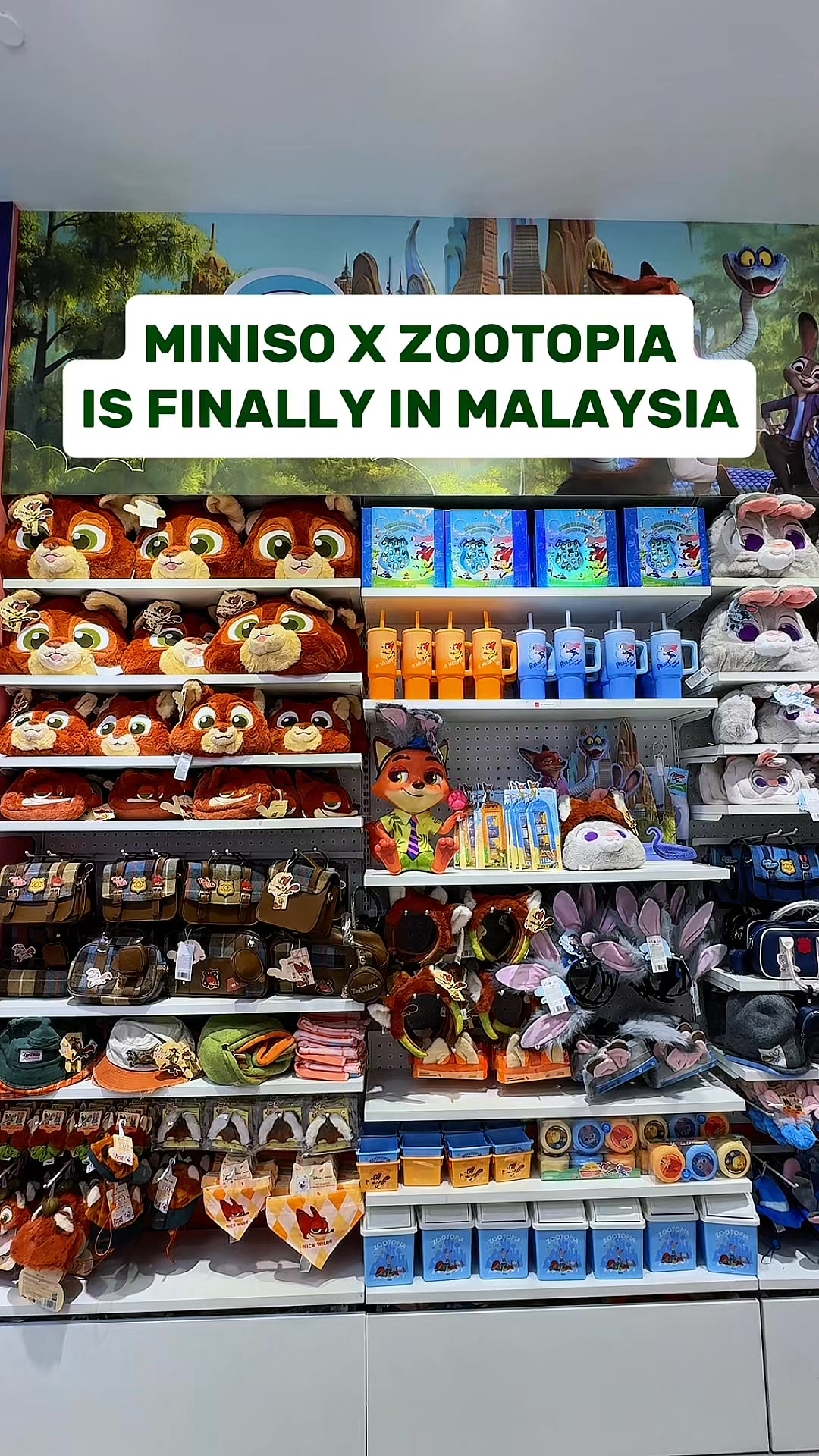The 𝗠𝗜𝗡𝗜𝗦𝗢 | 𝗭𝗼𝗼𝘁𝗼𝗽𝗶𝗮 has finally landed in Miniso stores across ...