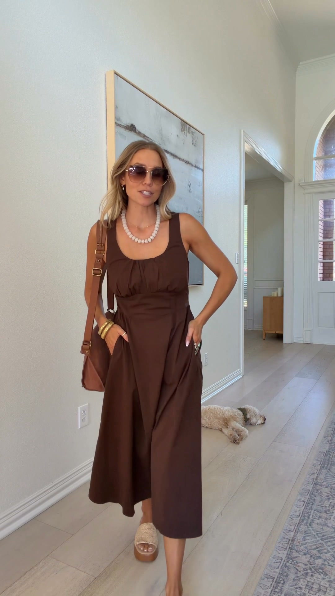 This Target dress is giving Anthro 🤭 RUN! Comment SHOP for the link! | Hello Jenna Wood