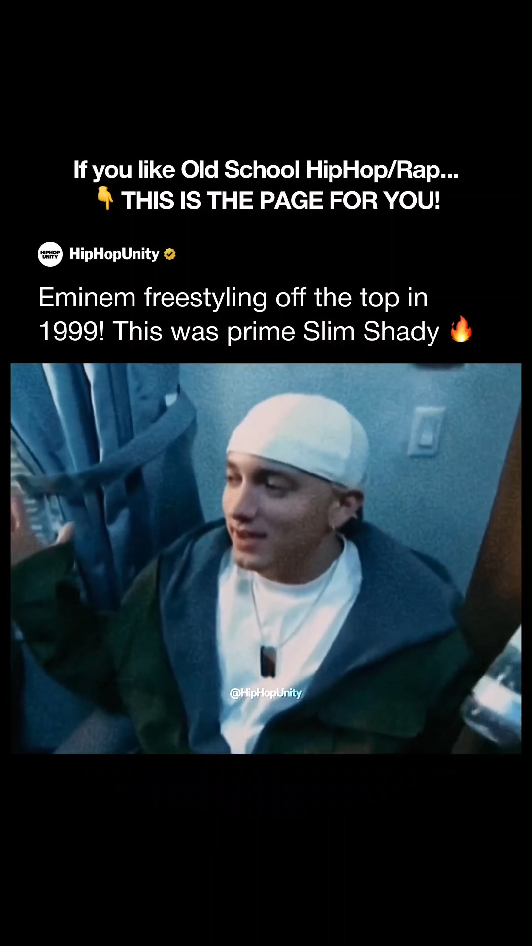 Eminem freestyling off the top in 1999! This was prime Slim Shady 🔥 ...