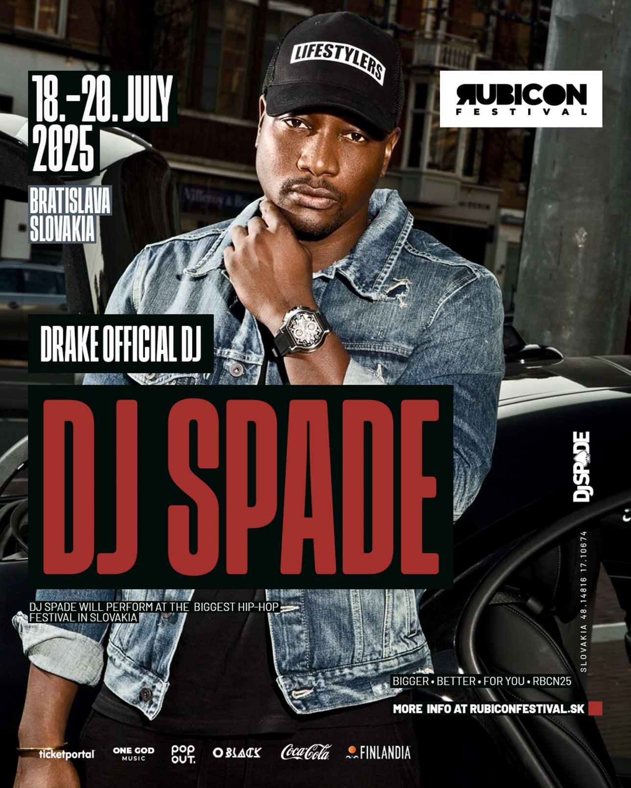 ? DJ SPADE – official DJ of Drake – is coming to RUBICON FESTIVAL 