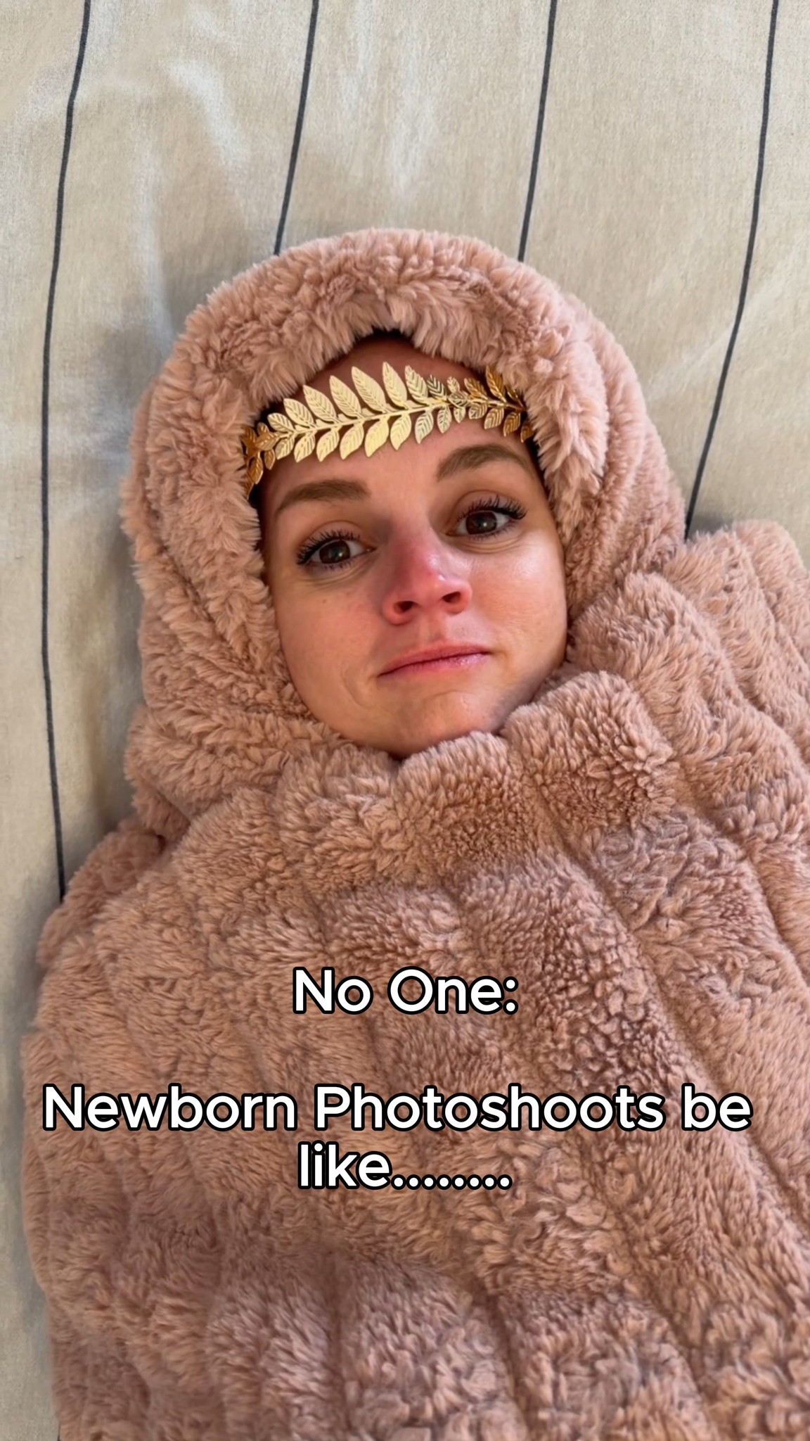 Newborn poses 👶adult consequences 🤕 #funny #viral #holidayseason # ...