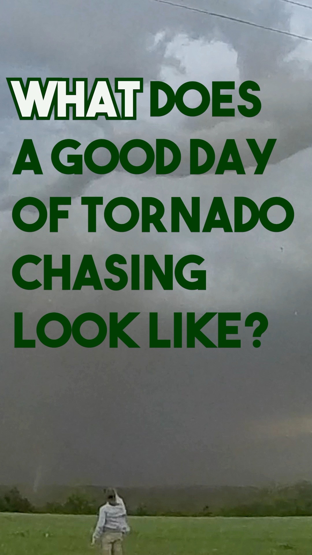 What does a good day of TORNADO chasing look like? Here is a day in the ...