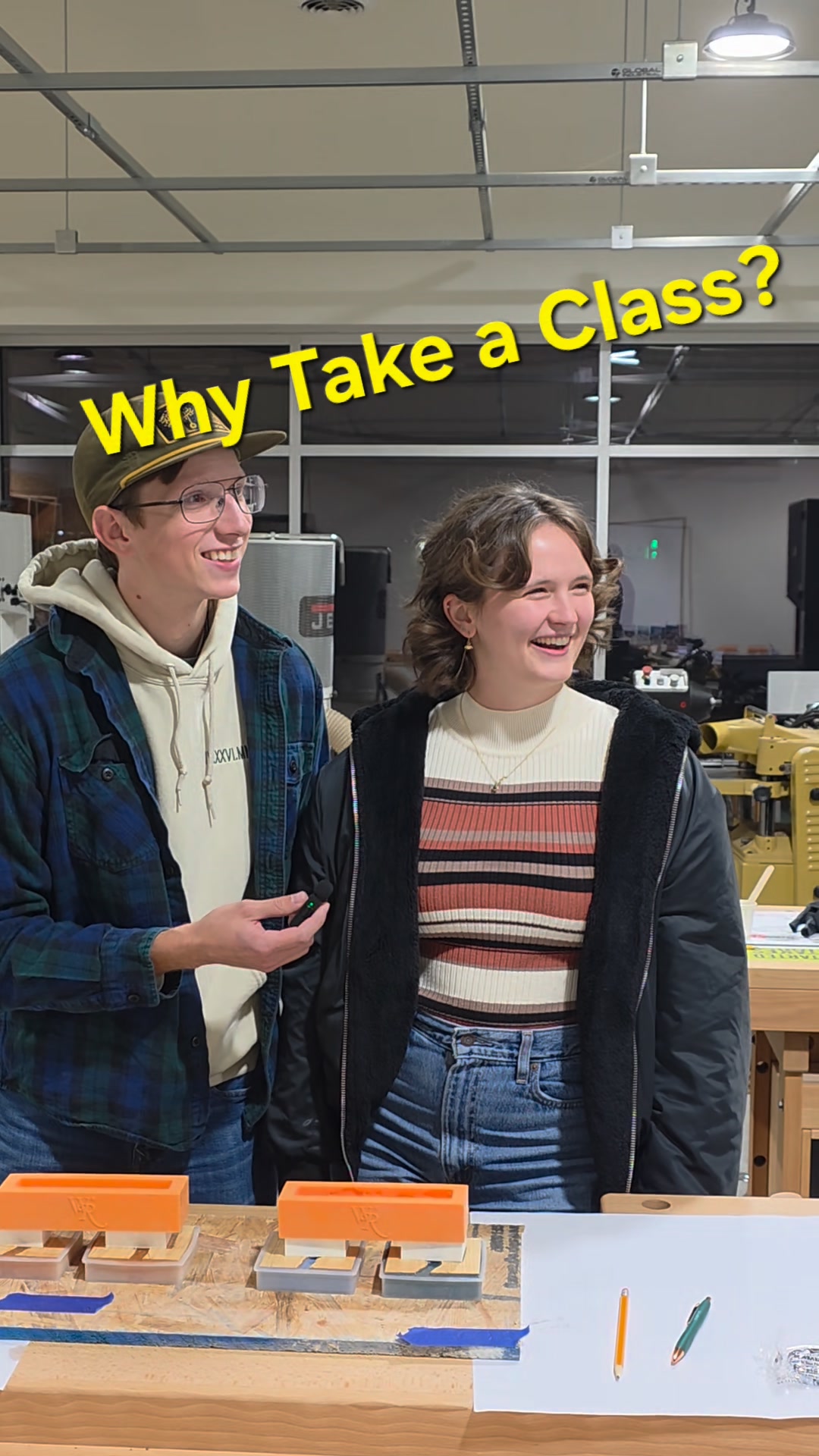 Let Ross and Olivia share their thoughts on taking a class with us at Woodcraft Iowa City! # ...