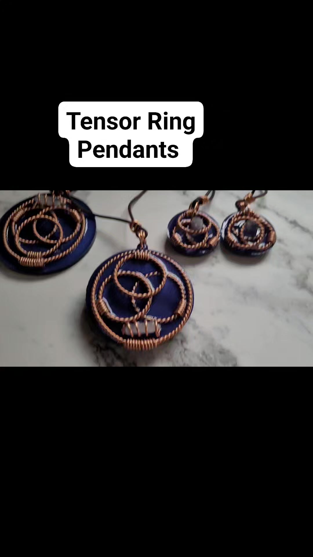 New smaller pendants with triple tensor rings #shungiteprotection # ...