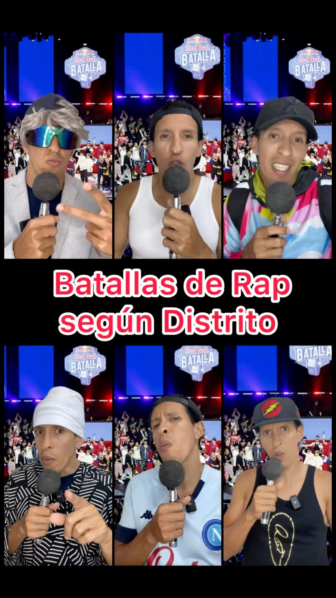 BATALLAS DE RAP SEGÚN DISTRITO 🎤🐔😂 . Tik Tok: https://vm.tiktok.com ...