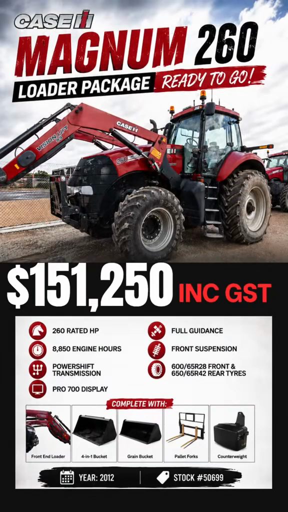 Case IH Magnum finance from 3.45% p.a at Larwoods Ag Services
