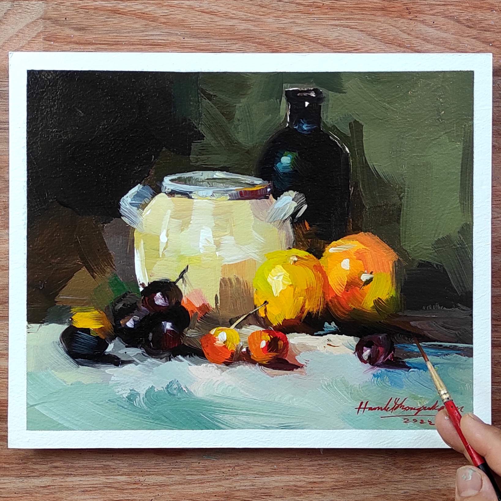 New acrylic still life painting 🎨😍 | Hamlet Shougrakpam Art | Facebook