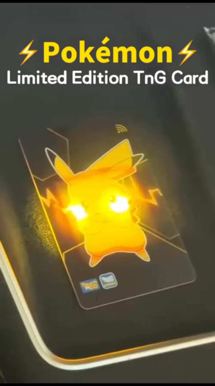 Too Cute To Handle‼️😍】 The Pokémon Limited Edition LED Card is