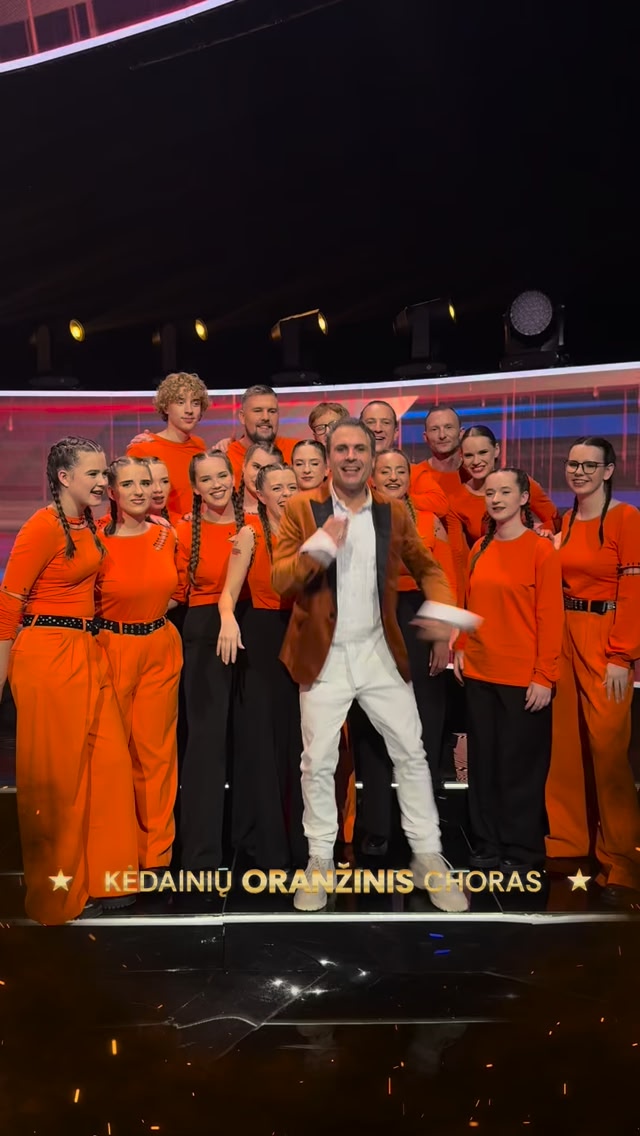 Jau sekmadienį Mantui Jankavičiui ir Kėdainių „Oranžiniam” chorui labai ...