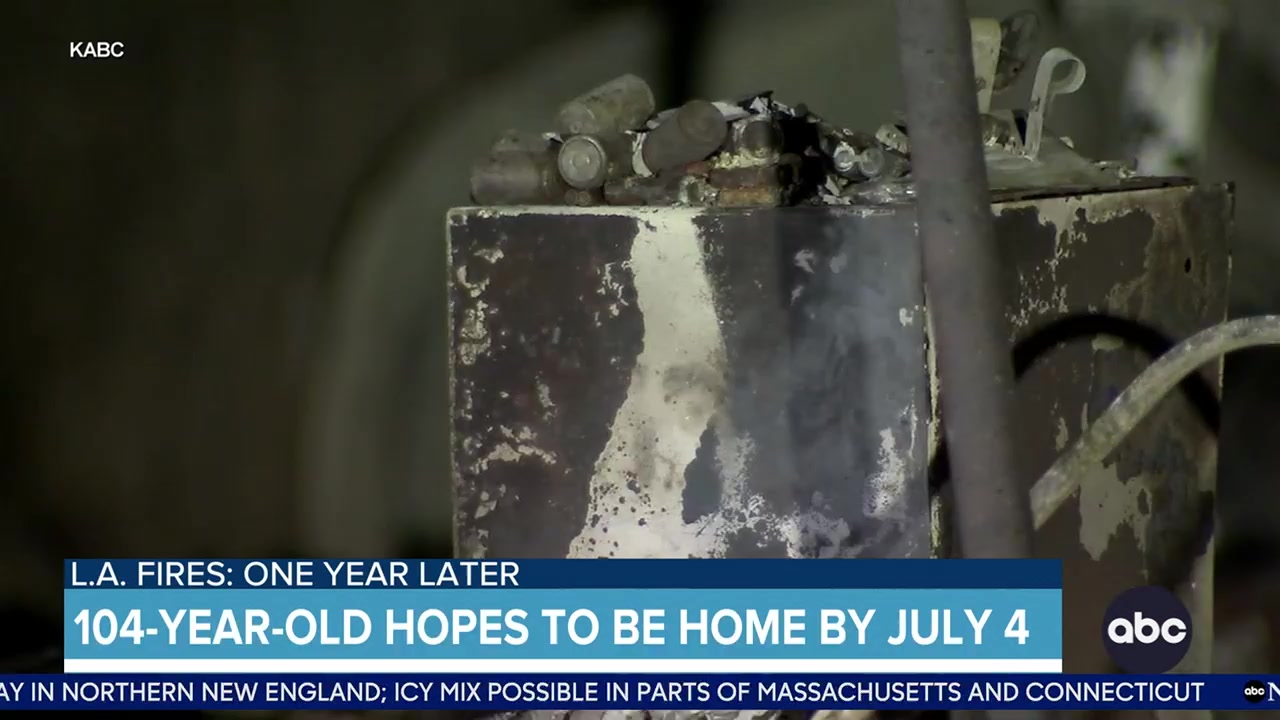 104-YEAR-OLD PLANS TO REBUILD AFTER L.A. COUNTY FIRES: ABC’s Sophie ...
