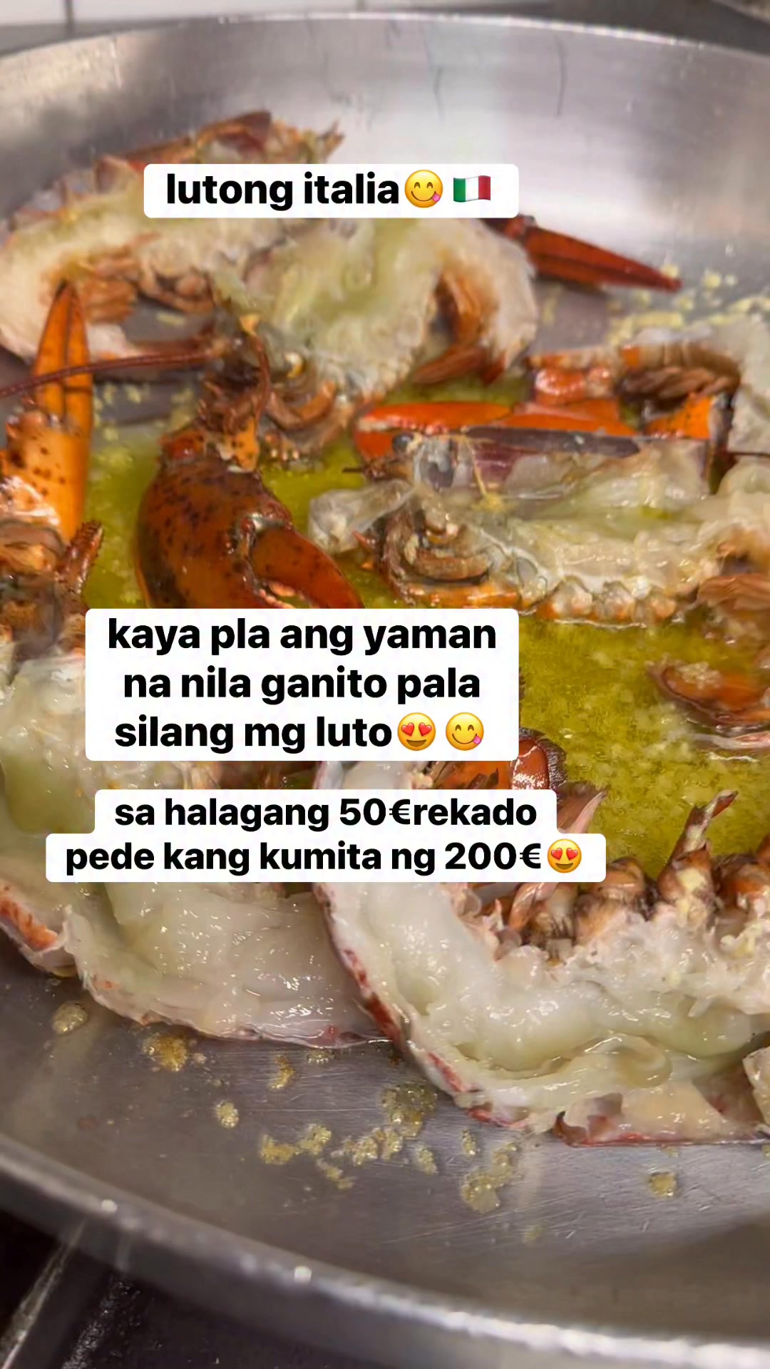 wlang lugi pg pag kain ang negosyo mo😋 #italianfood #foods #yummyyummy ...