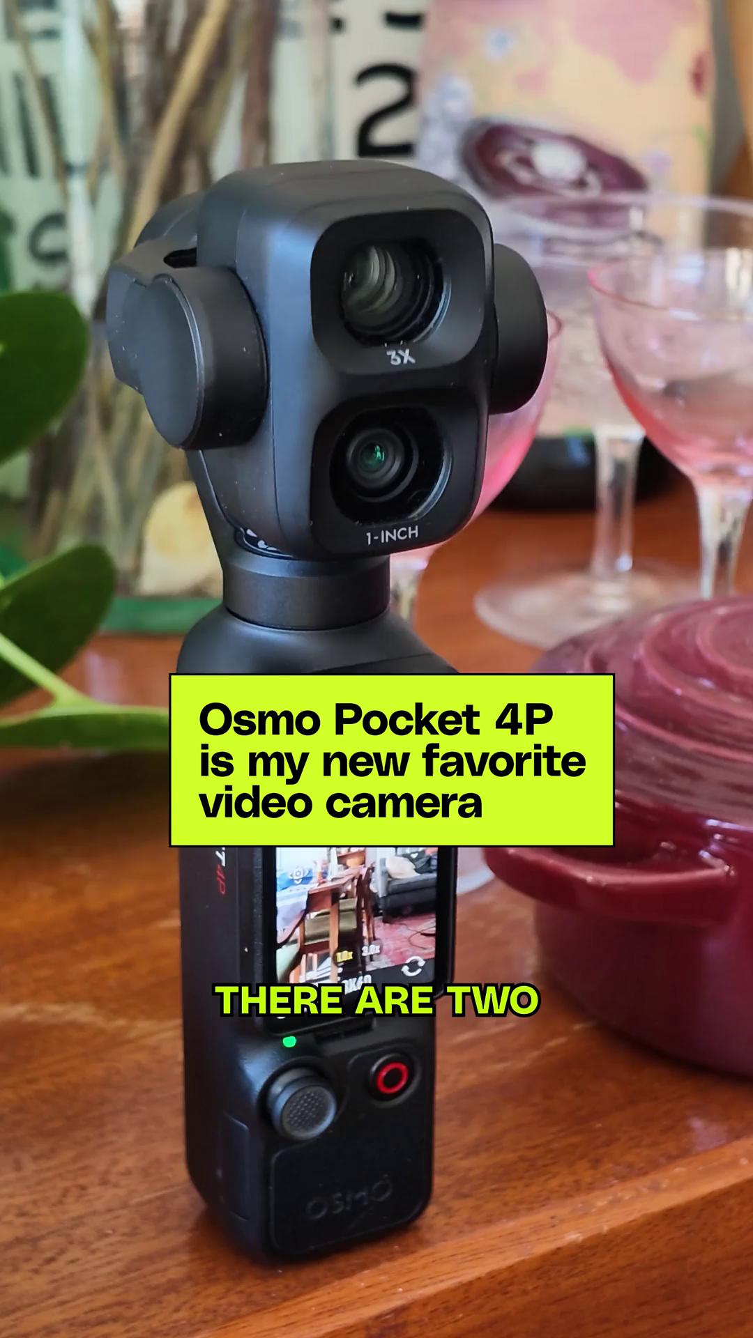 The new DJI Osmo Pocket 4P improves on the gimbal camera space