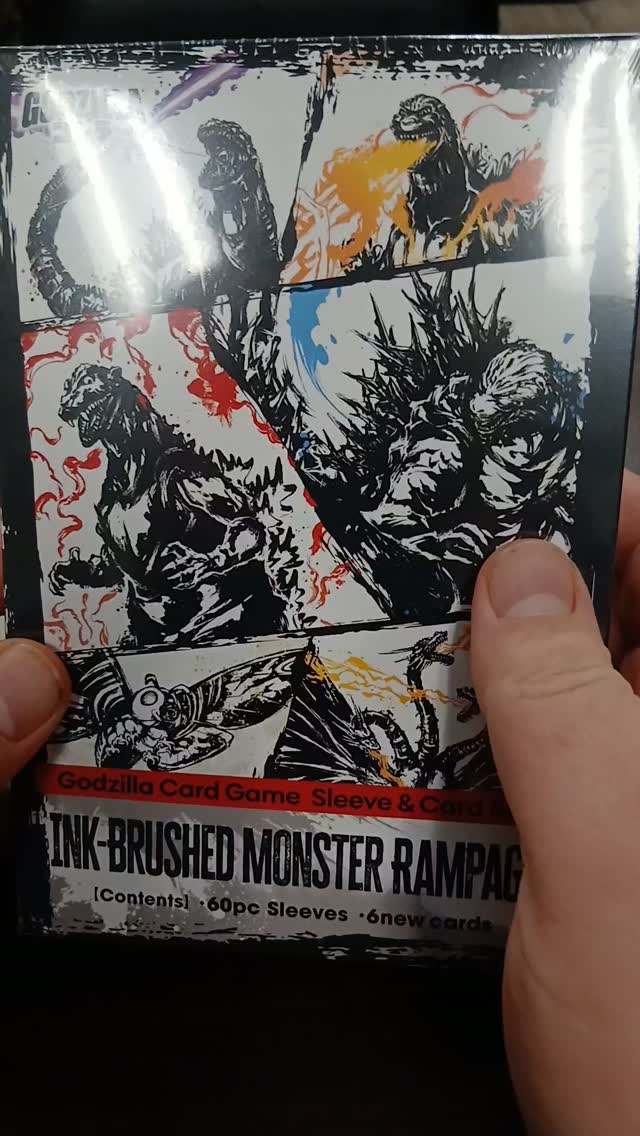 godzilla card sleeves Universus headed titan with UniVersus CCG Lewis Game Shop Saint Cloud