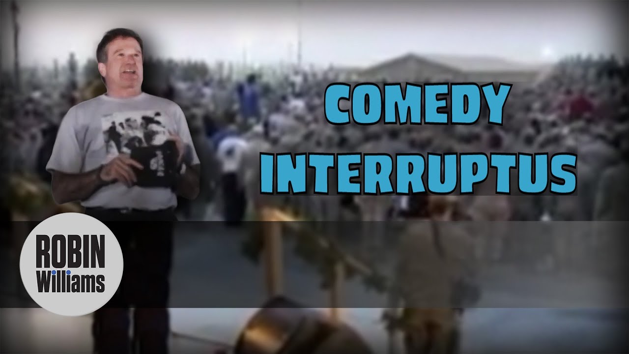 Robin Williams Interrupted on Stage | USO Tour | Kuwait (2007) | We ...