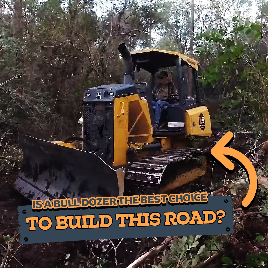 Cutting Roads DEEP In The Woods With A Dozer! | road | Cutting Roads ...