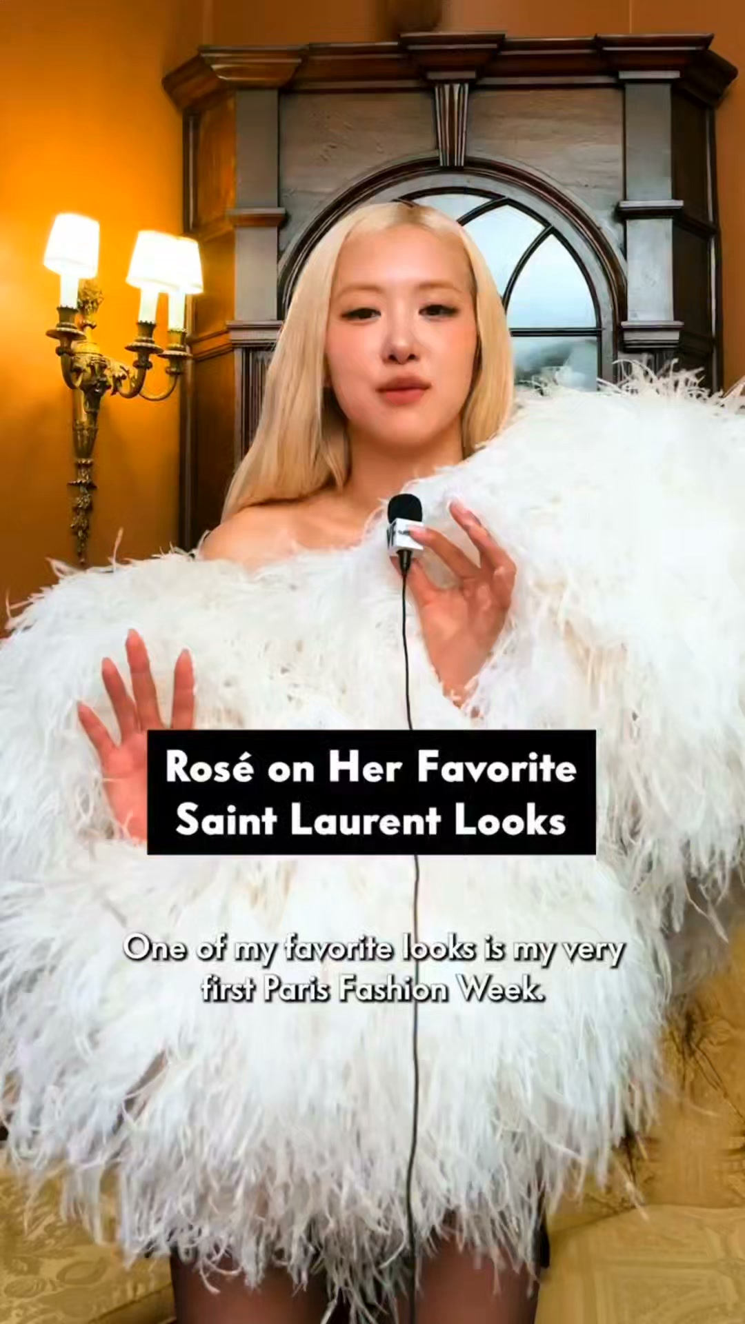 VANITY FAIR Italia 26.02.2025 ロゼ　ROSE Looking back on her very first Paris Fashion Week, ROSÉ shares her