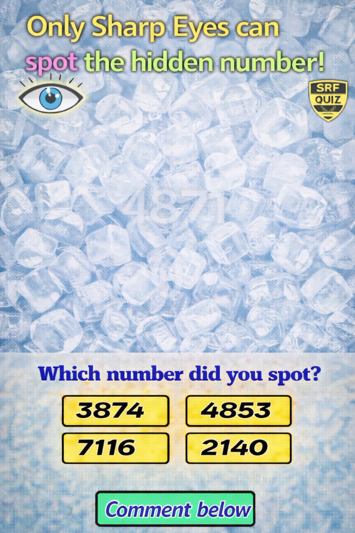 👁️ Visual Accuracy Test There’s a number hiding here Focus and trust ...