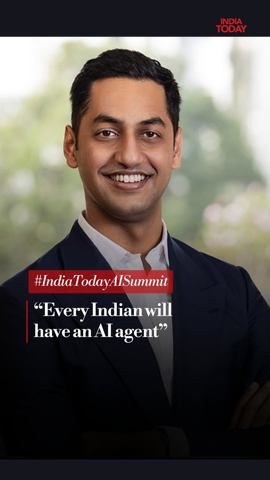 #IndiaTodayAISummit | “Every Indian — just like Aadhaar — will have an ...