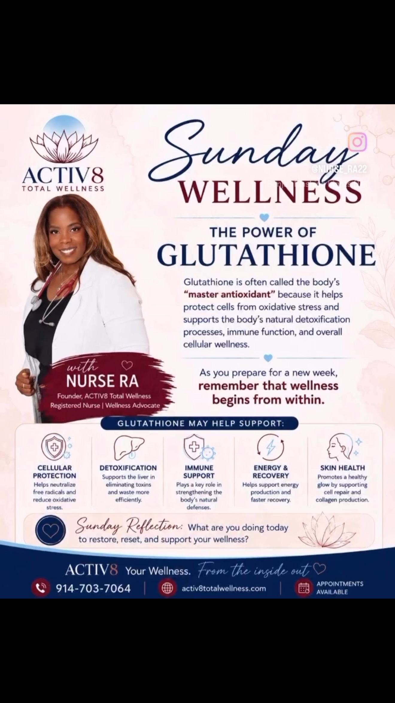 Glutathione: Your Body’s Built-In Protector , Glutathione is an antioxidant your body naturally makes inside its cells. It is built from three amino acids: cysteine, glutamate, and glycine. , Think of 