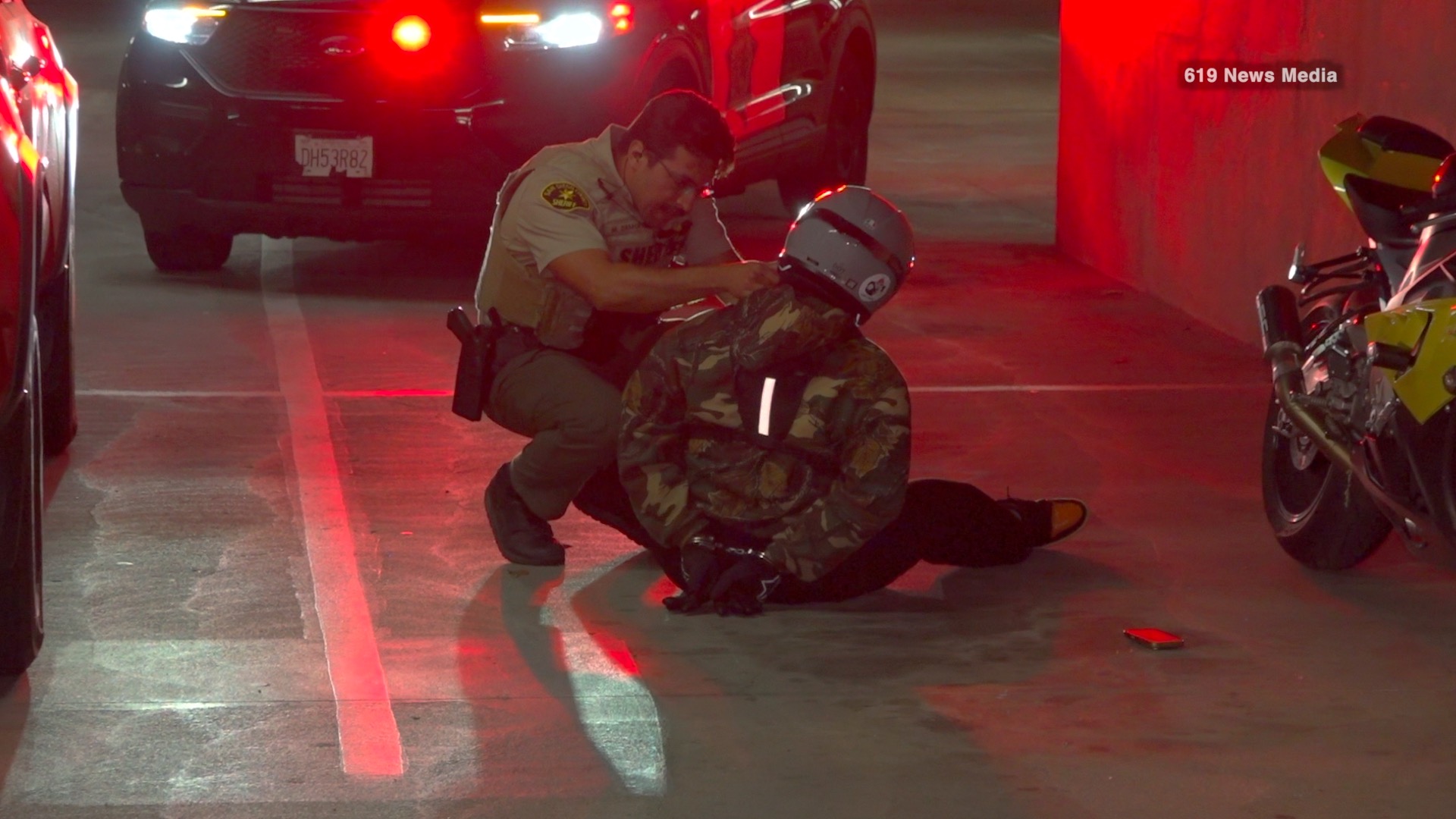 Motorcycle Pursuit Reaches 120 MPH, Ends in Arrest at The District in ...