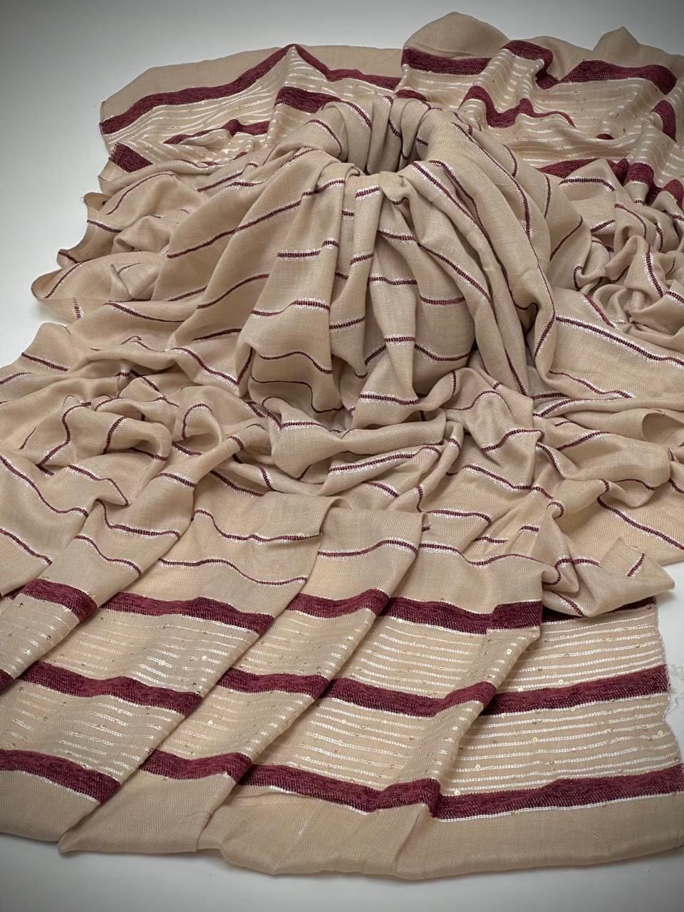 Atif Collection NEW ARRIVAL* PURE PASHMINA WOOL SHAWLS. All over jaqard ...