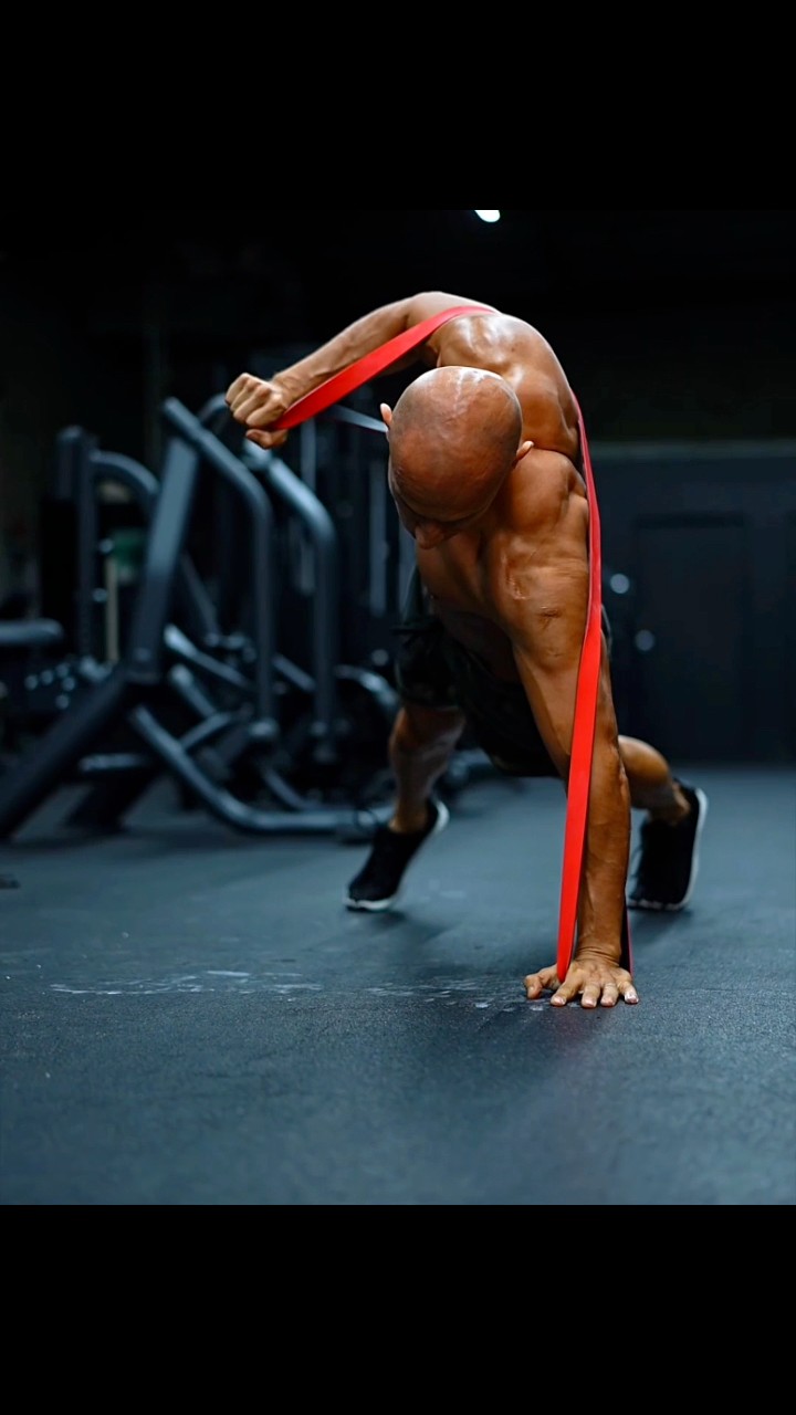 Here are 5 Banded Bodyweight chest variations you can do at home ...
