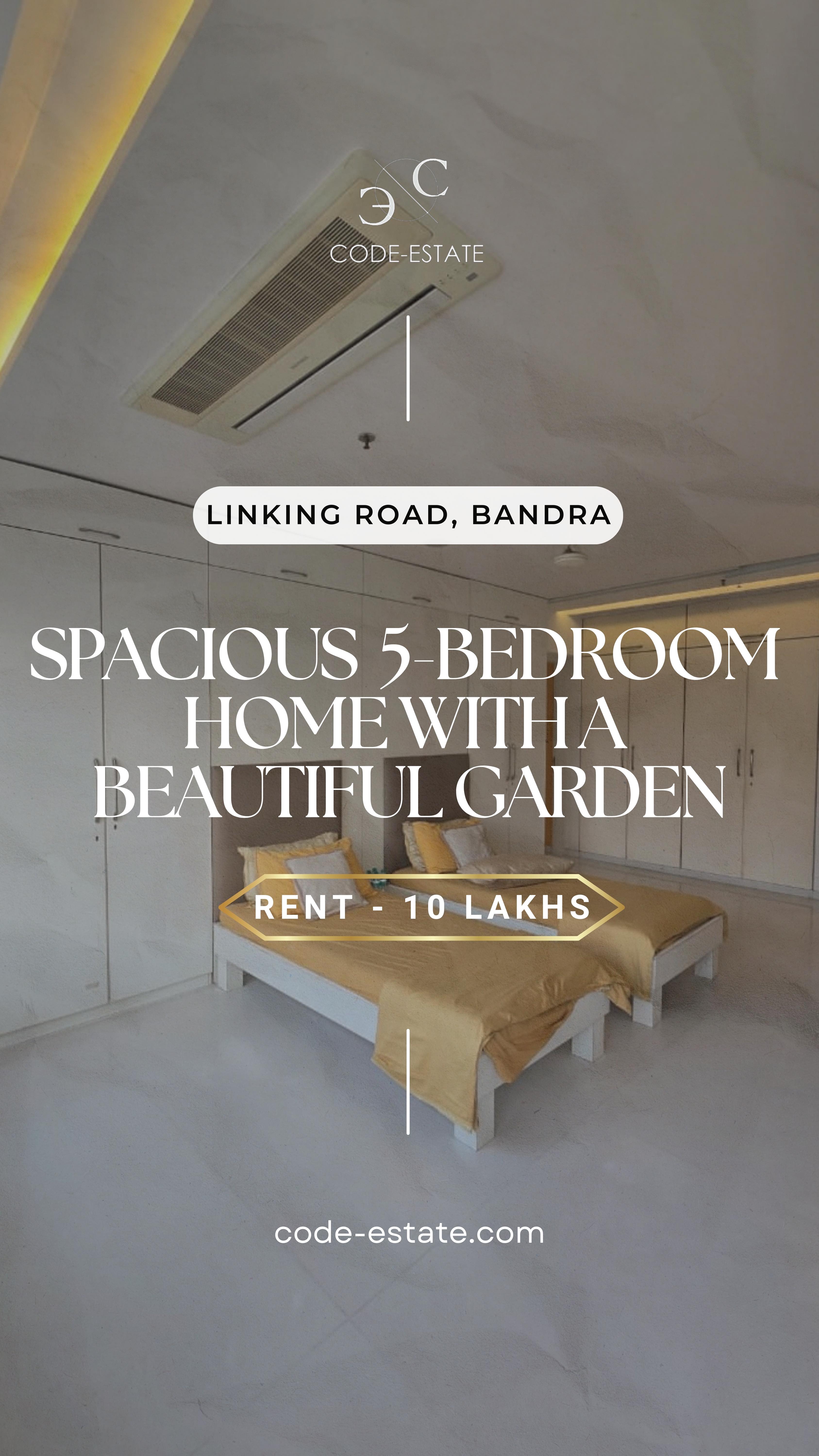 🏡 LUXURIOUS 5BHK for Rent in JUHU 🌴 🔑 Highlights • Located in a posh ...