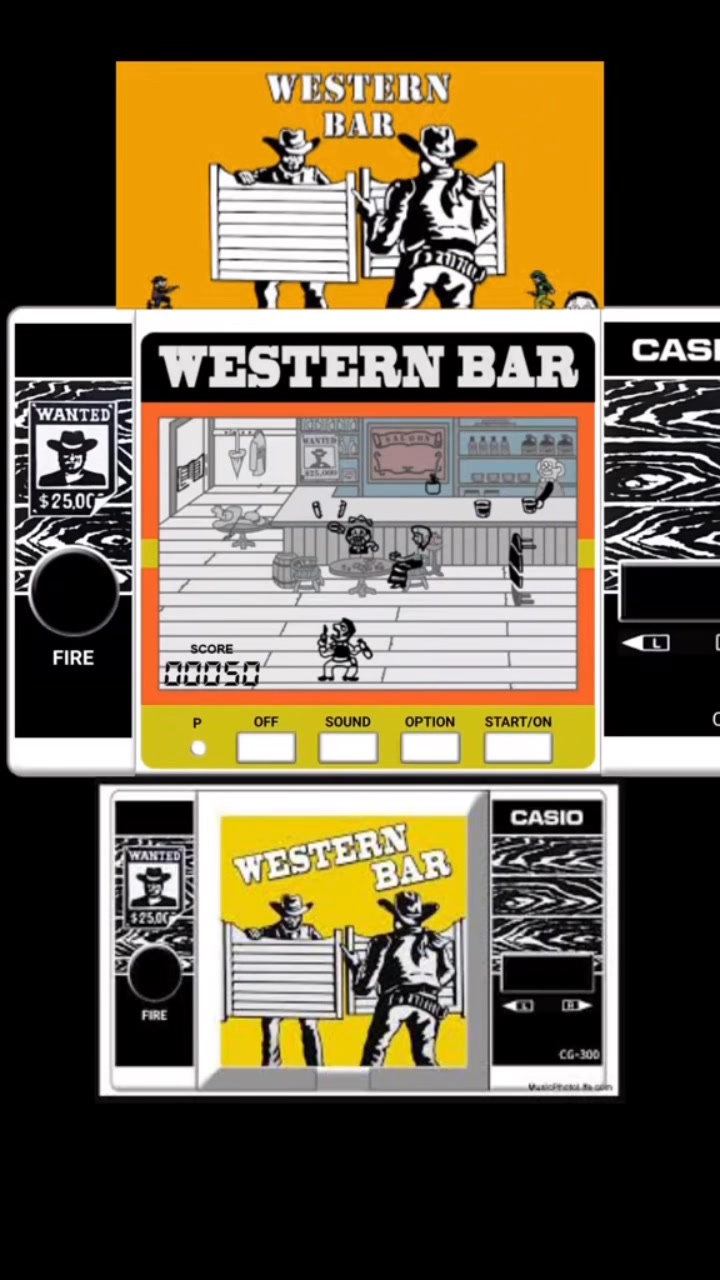 Western Bar - LCD Handheld Game by Casio #retrogames
