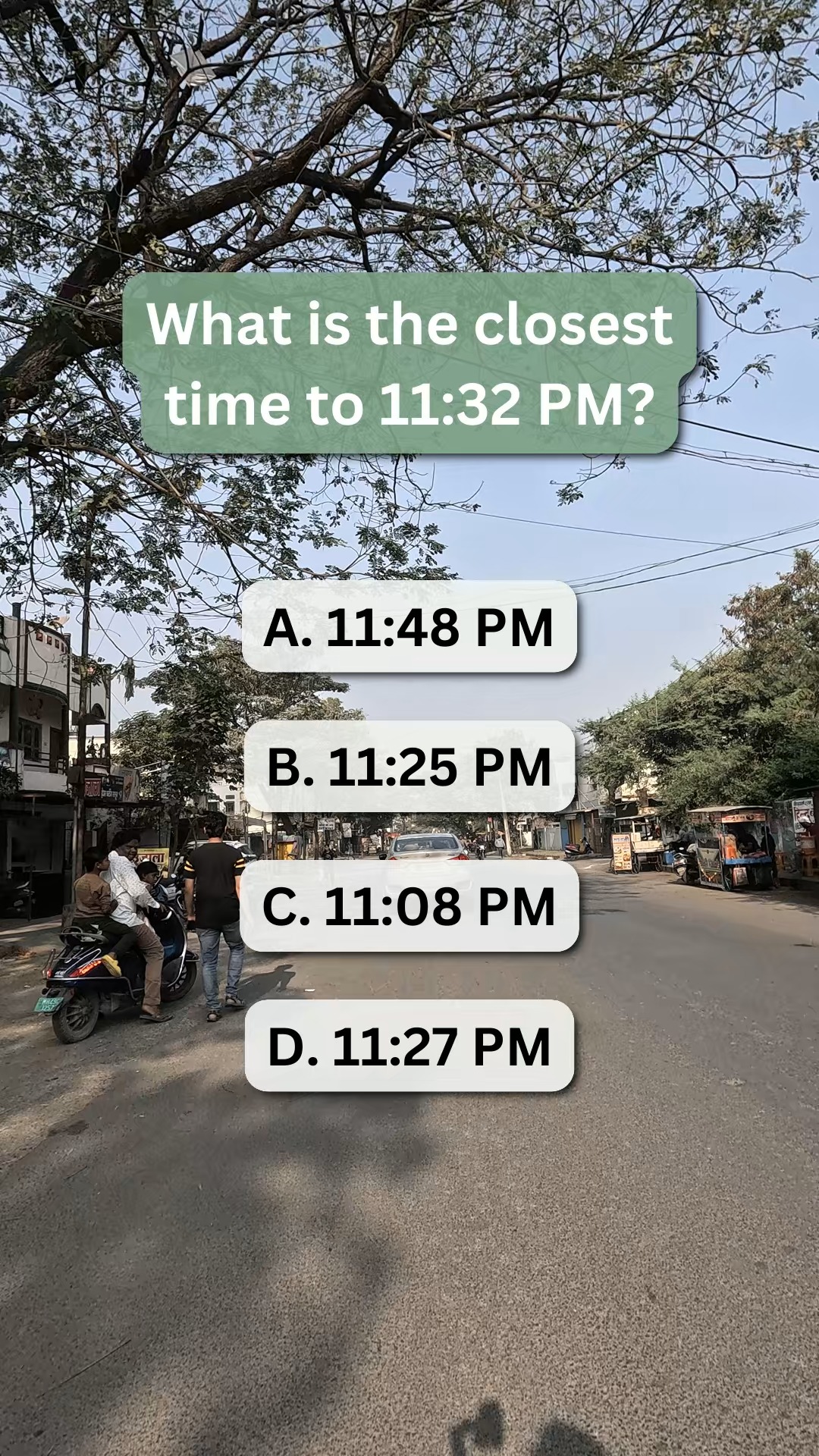 Curated visual reference: What Time Is Nearest To 11 32 Pm Puzzle Think Photo Inspiration