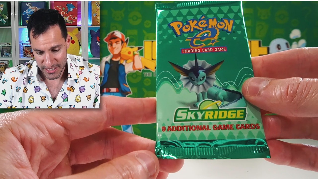 skyridge booster box opening Vintage Pokmon Pack Vintage Skyridge Pokmon Booster Box