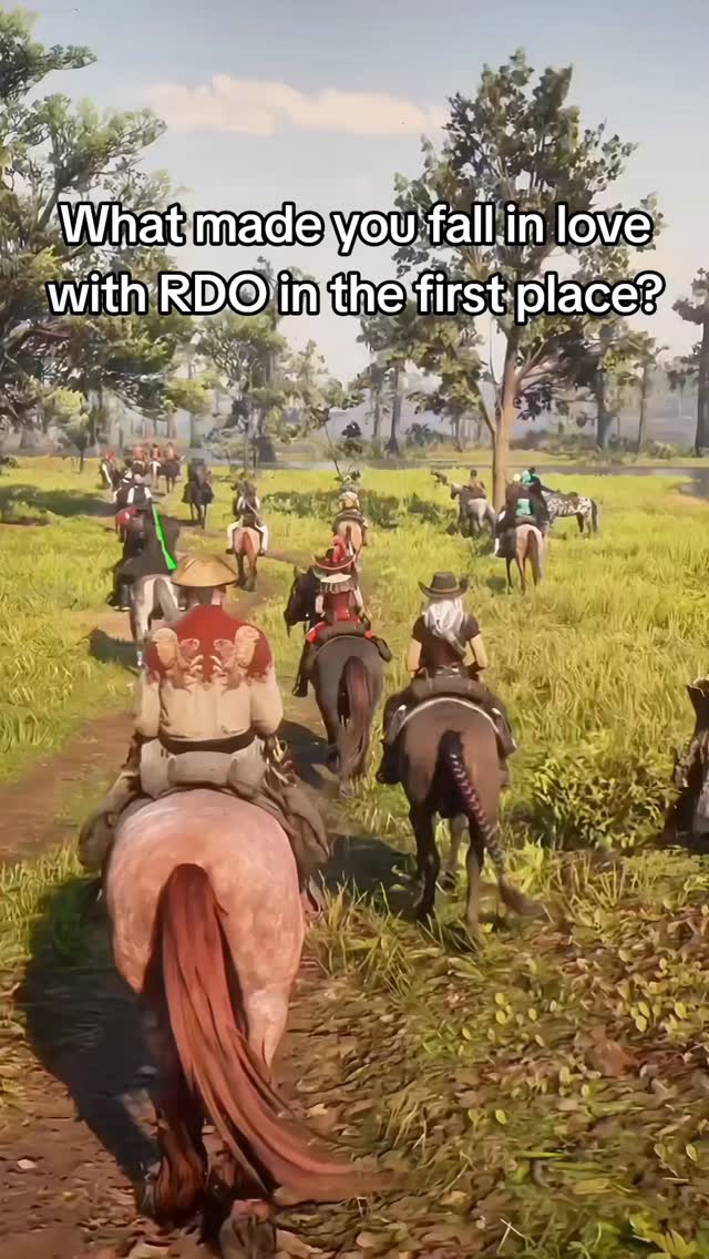 What made you fall in love with RDO in the first place? #rdr2 # ...
