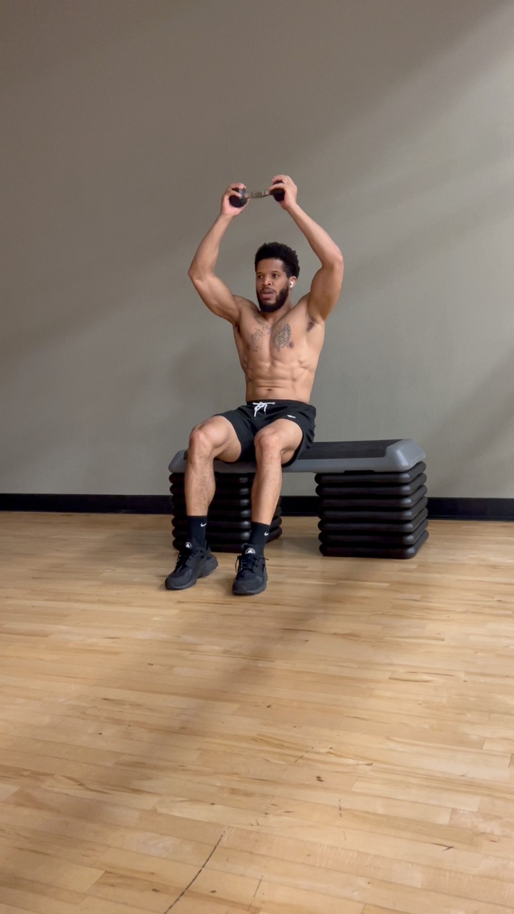 Dumbbell or kettlebell required 5-15 pounds✓ Pay attention to