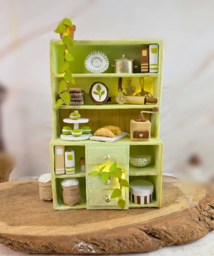 DIY Miniature Cottage Kitchen👩‍🍳🥐🌱🪑 | Simple