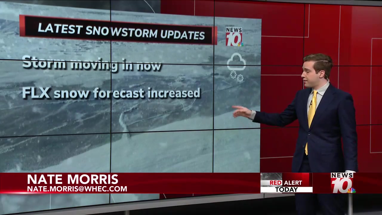 RED ALERT: How much snow could the region see today and tomorrow? Watch ...