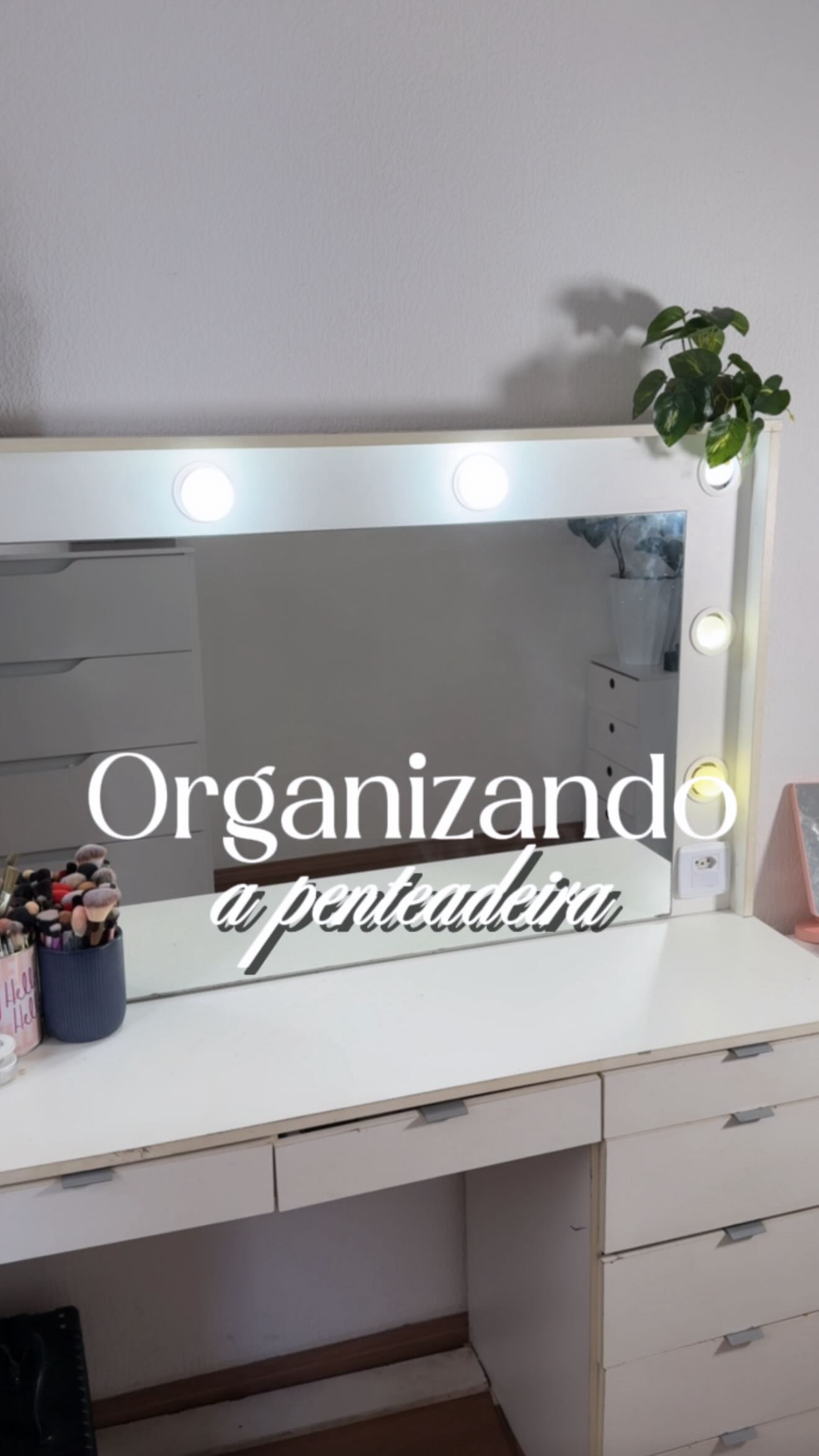 Organizando minha penteadeira 😍 Busque esse código no @mercadolivre ...