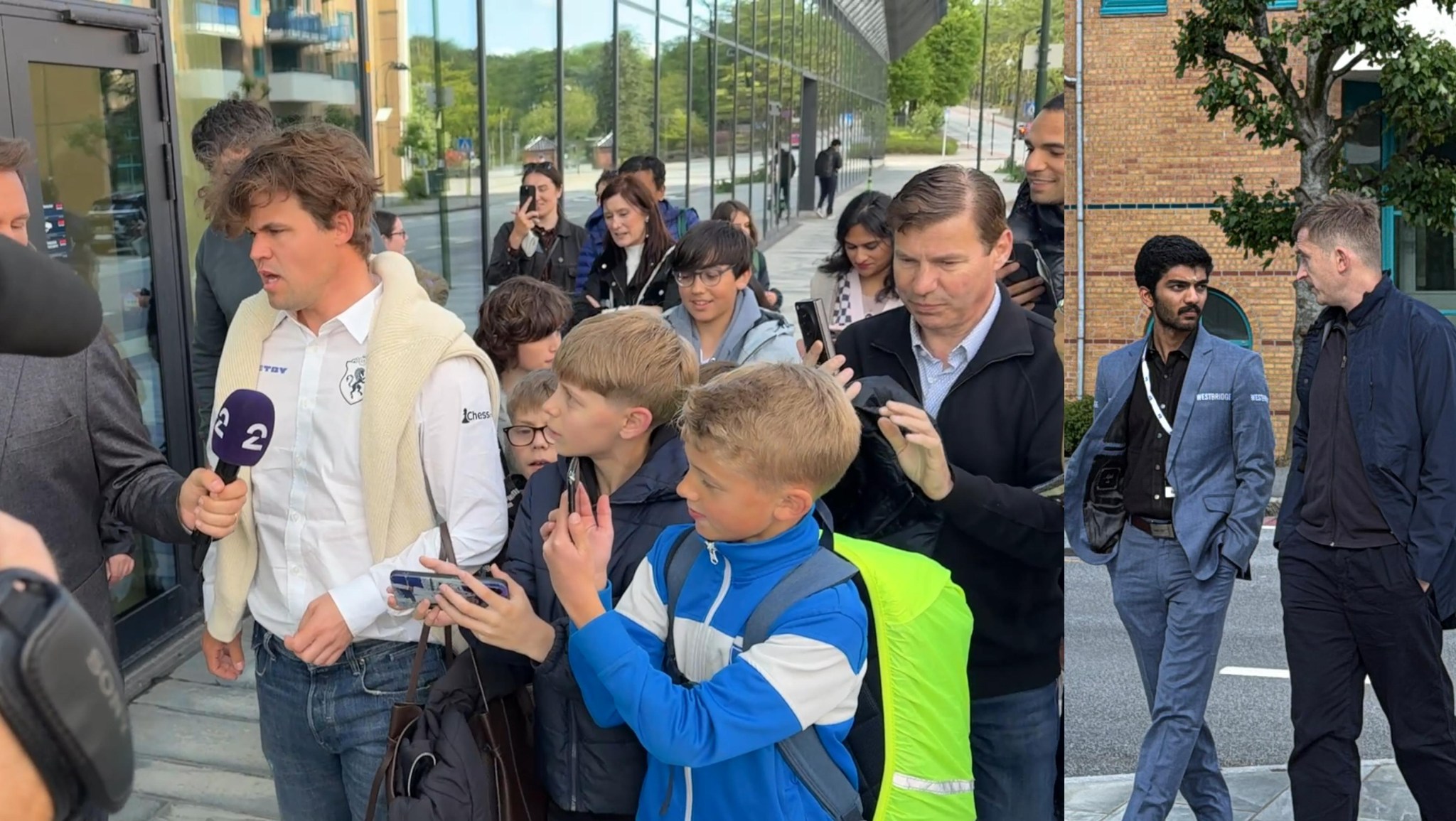 Watch the moments as fans gather to greet the super stars of the Norway ...
