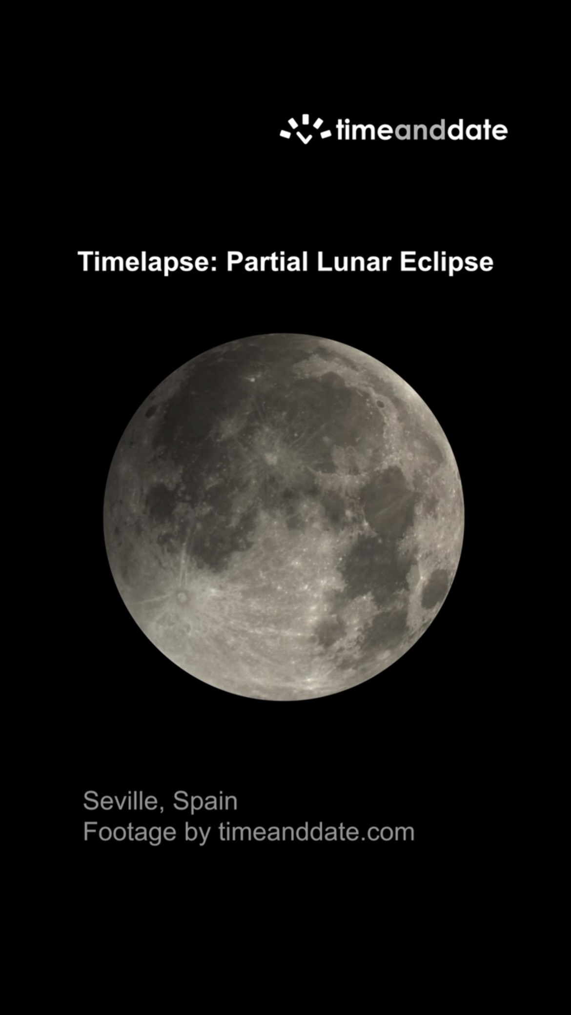 Partial Lunar Eclipse Timelapse, August 27–28, 2026  Watch a timelapse