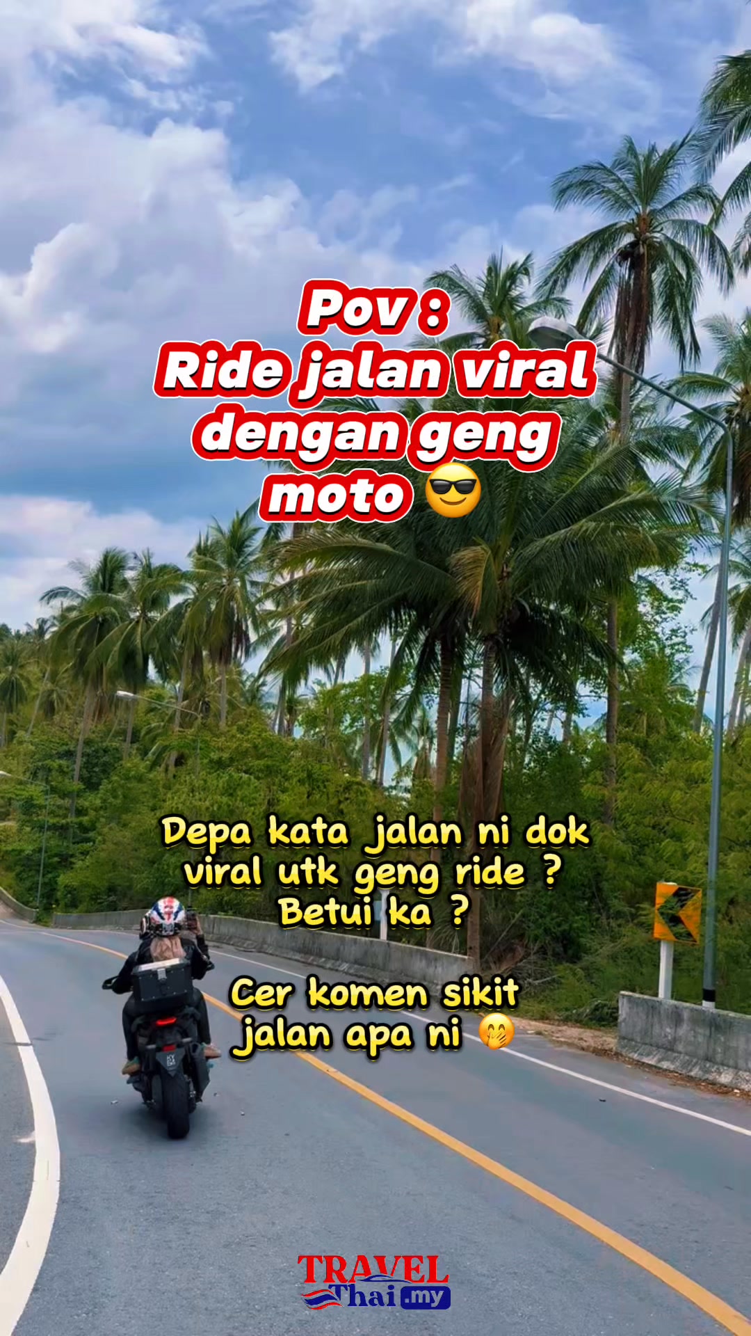 Depa kata sini viral ? sungguh ka ? Bulan depan cuti lama hampa takmau ...